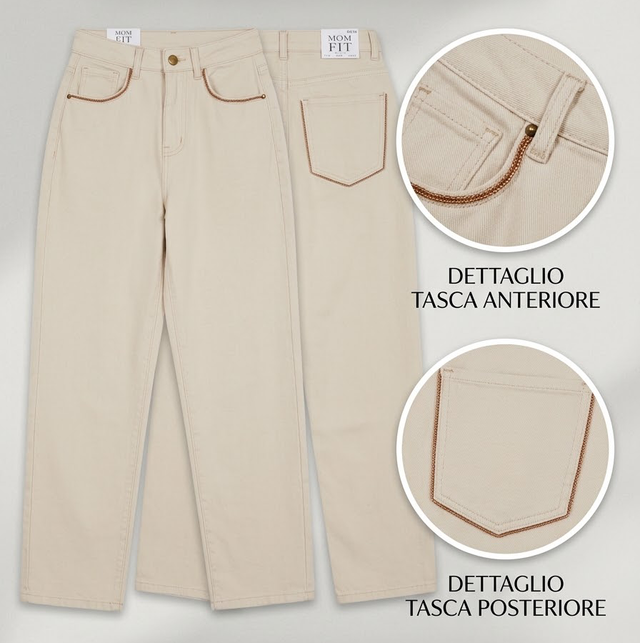 Pantalone Ricamo 
