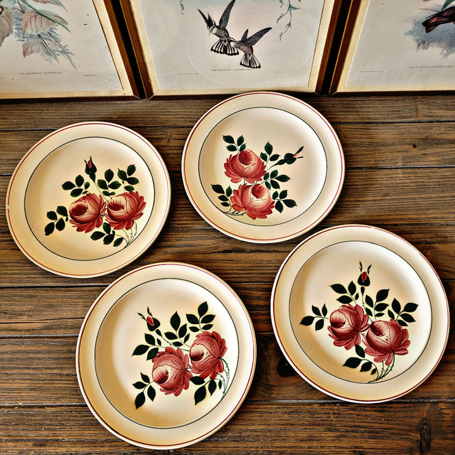 X Assiettes à dessert Moulin des Loups Hamage Nord modèle Sirius (lot de 4)