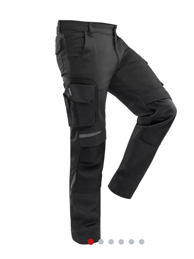 Stretch-Arbeitshose - Bundhose "PRO+" schwarz 