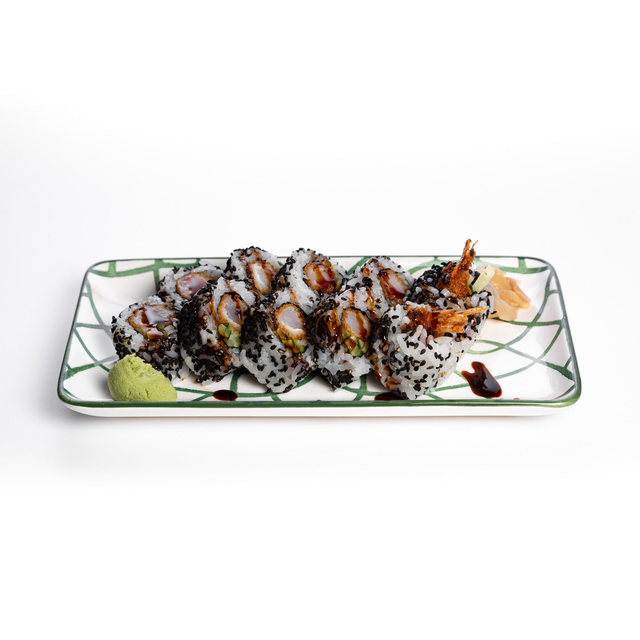 Uramaki tempura crevette