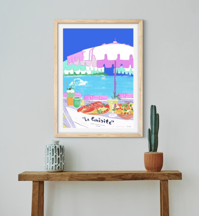 Lobster at la Guérite beach