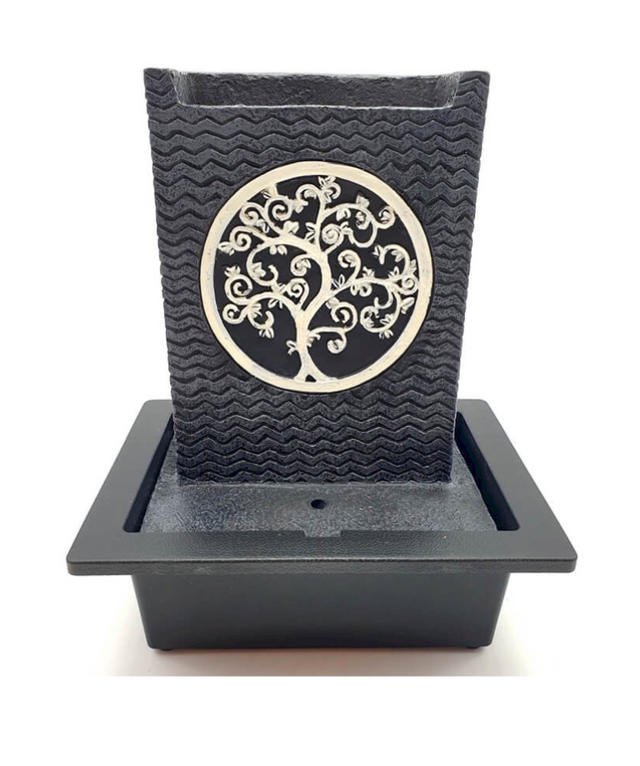 Fontaine Résine Arbre de Vie Rond 29cm