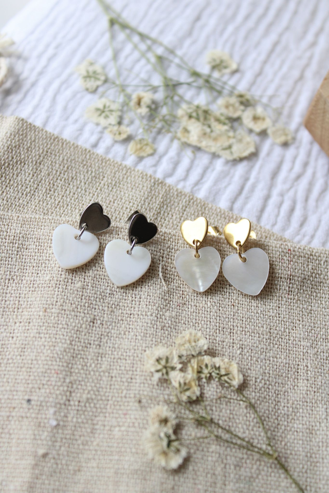 Boucles d’oreilles Petit cœur 