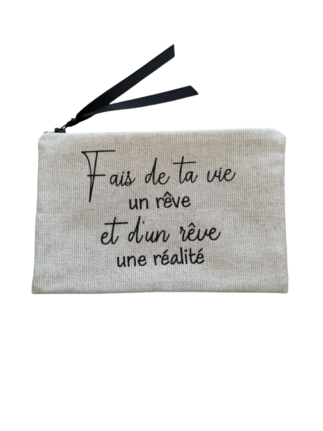 Pochette "Fais de ta vie un rêve et d'un rêve une réalité"