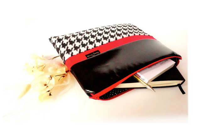 Pochette pied de poule 2
