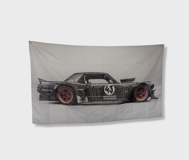 Drapeau Ken Block racing