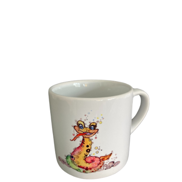 Keramiktasse "Schlange"