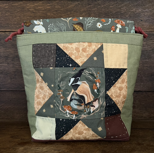 Quilted project bag