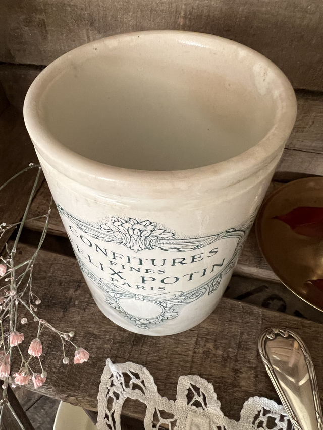 FELIX - Pot de confiture Felix Potin MM signé Lunéville