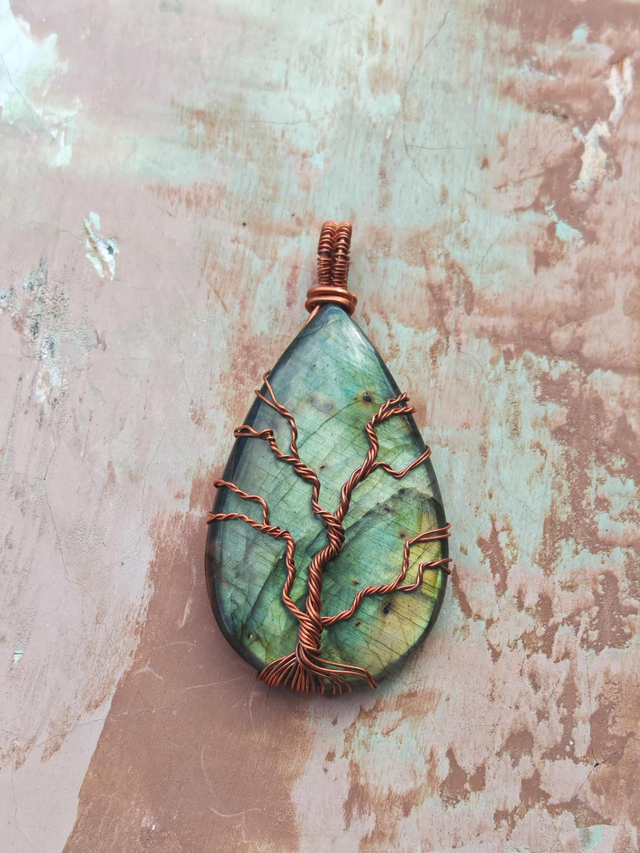Arbres de vie - Pendentif - Labradorite 