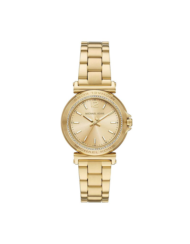 Michael Kors Reloj Correa Dorada con Seguro