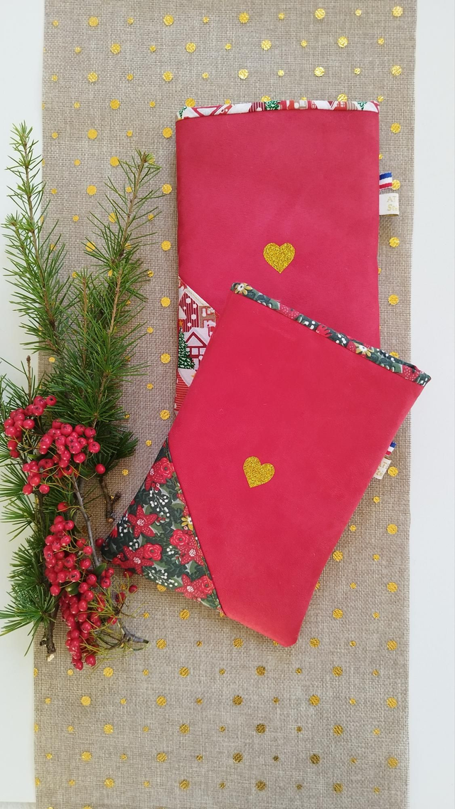 Housse livre de poche * Collection Noël *