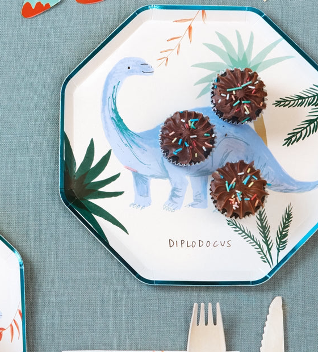 Dinosaur Paper Plates