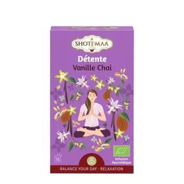 Tisane bio "Détente" Vanille Chaï