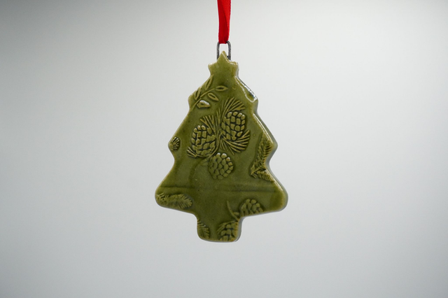 Juleophæng - Juletræ med konturer