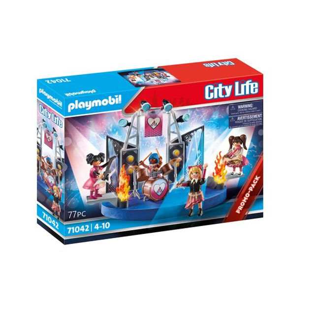 PLAYMOBIL 71042 Groupe de Rock - City Life
