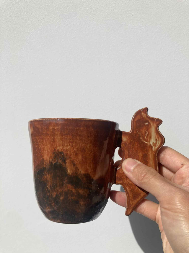 Dinosaure rutile rouge