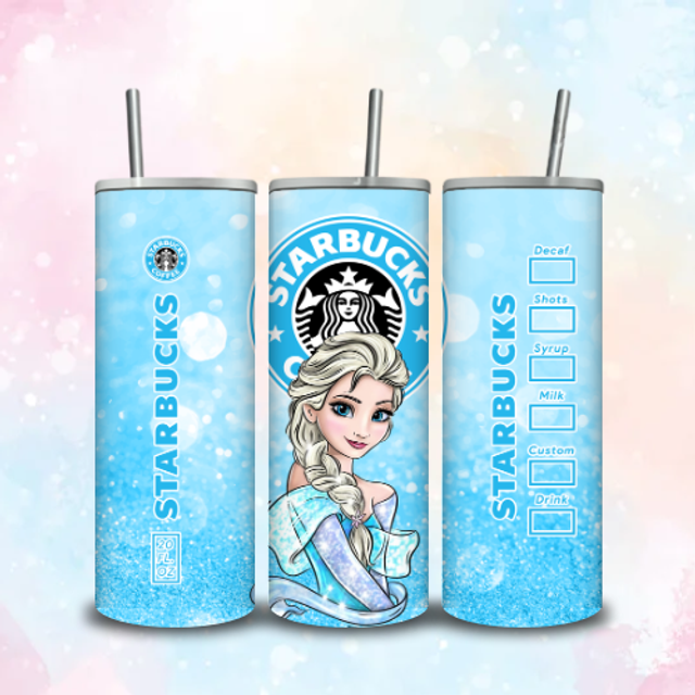 Tumbler Starbuck Elsa 