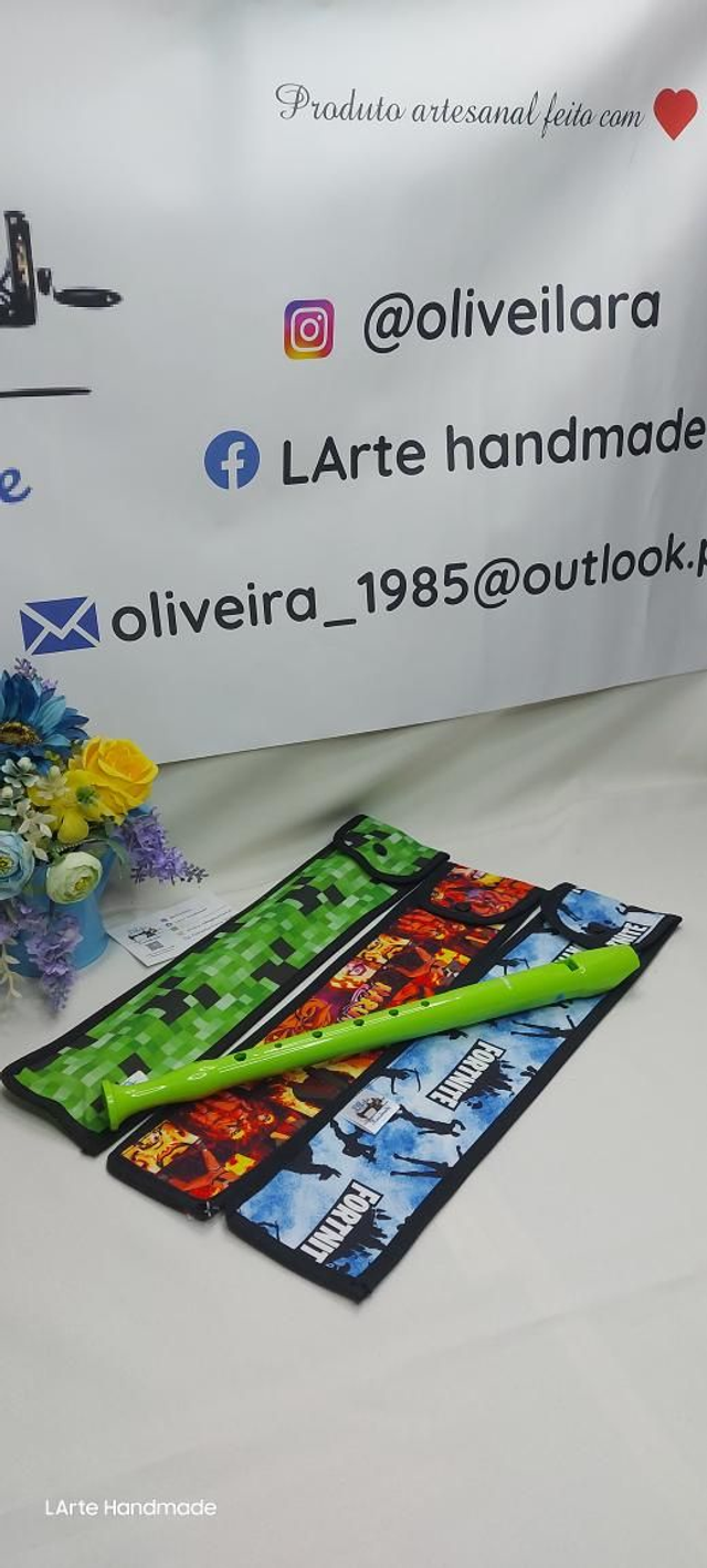 Capa para flauta Minecraft e outros 