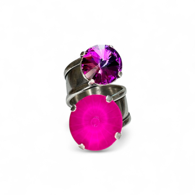 Ring DUO Electric Pink