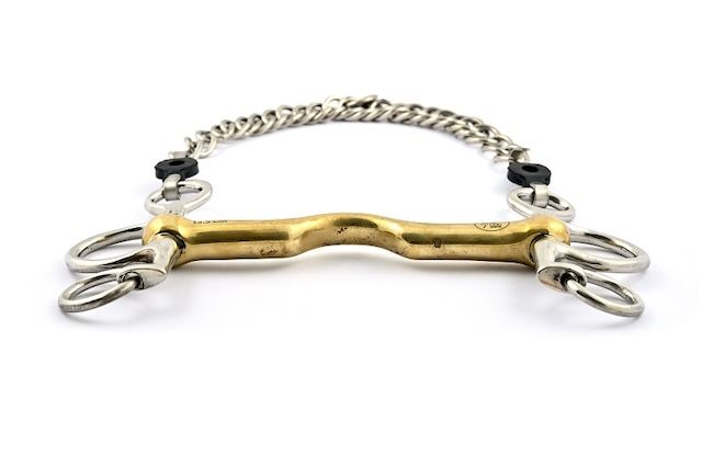 Mors JUMP'IN pelham petites branches droit à passage de langue