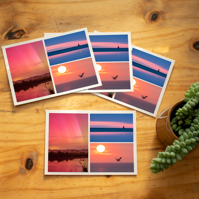 Carte postale &quot;Aurores boréales&quot;