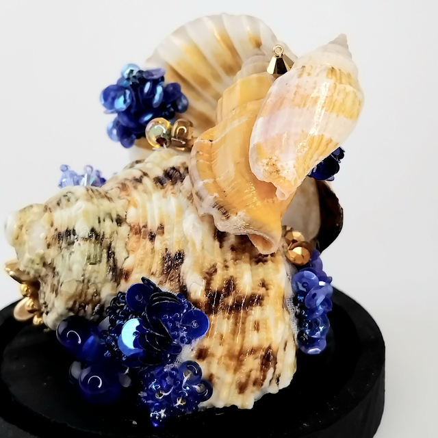 Sirènea Bleu nuit et Or clair