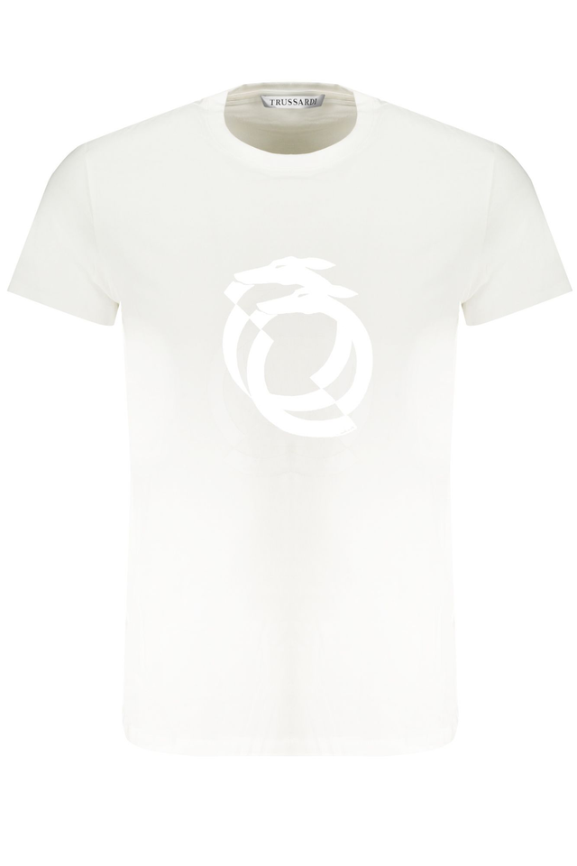 TRUSSARDI T-SHIRT MANICHE CORTE UOMO BIANCO