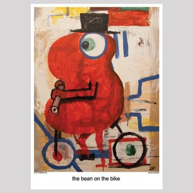 bean on a bike