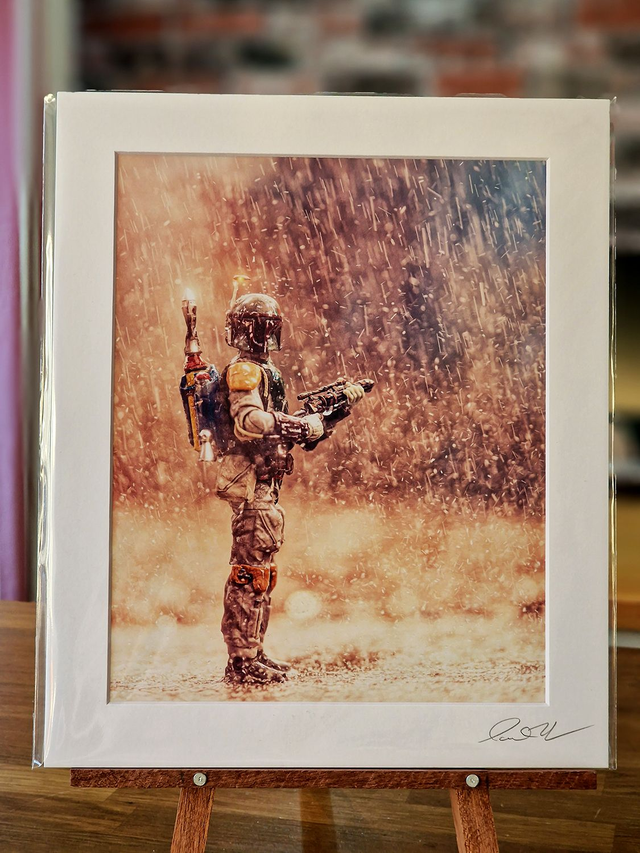 Boba Fett in the rain