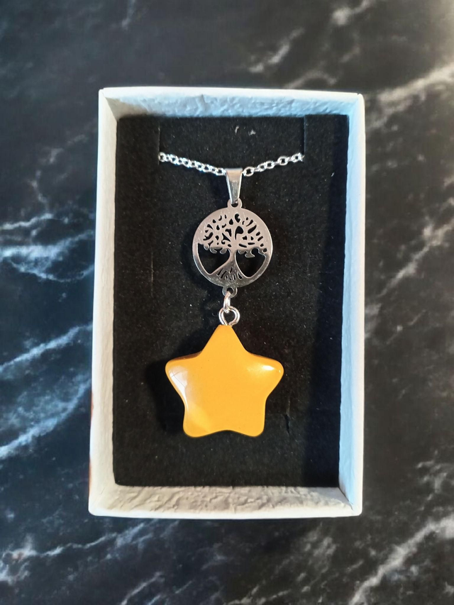 Mookaite Star Necklace