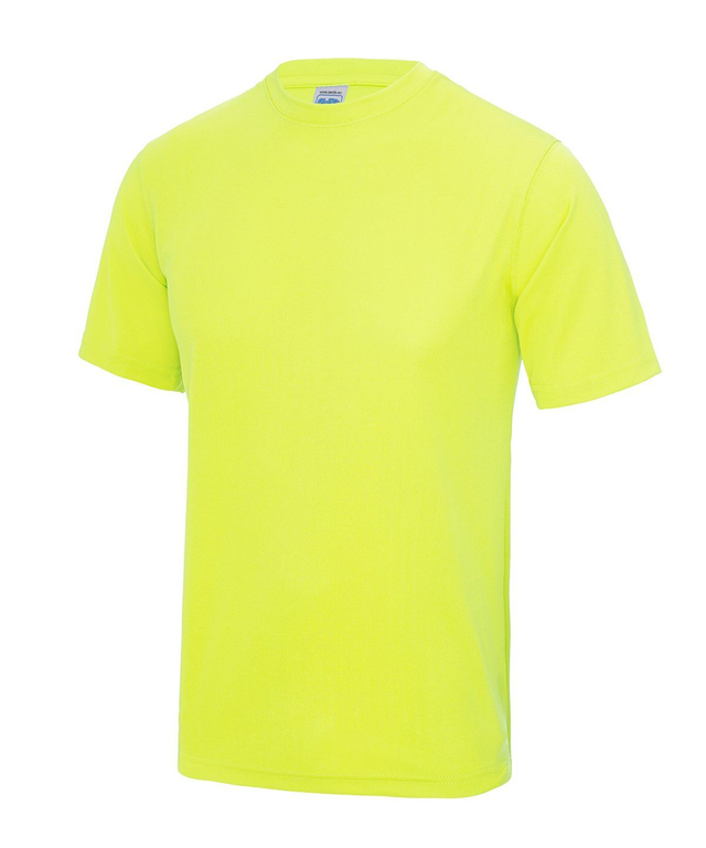 Custom Adult Just Cool T Shirt Electric Yellow