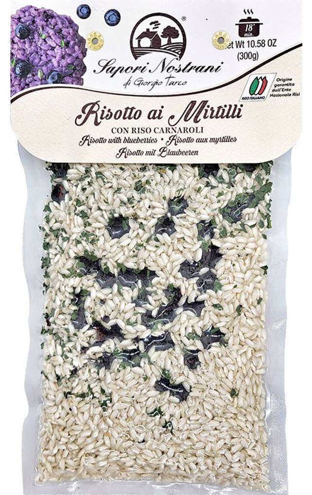 Risotto mit Blaubeeren