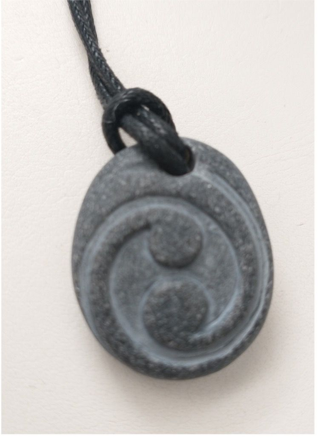 Pebble Pendant - Spiral