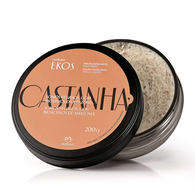 Polpa Esfoliante Hidratação e Renovação Para o Corpo Castanha Ekos - 200g
