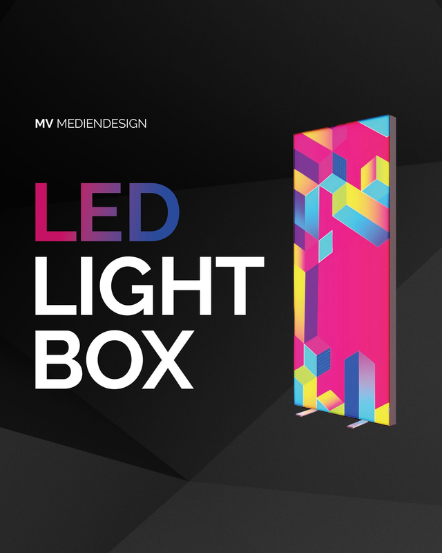 LED Lightbox inkl. Druck und Gestaltung - Die Rollup Alternative