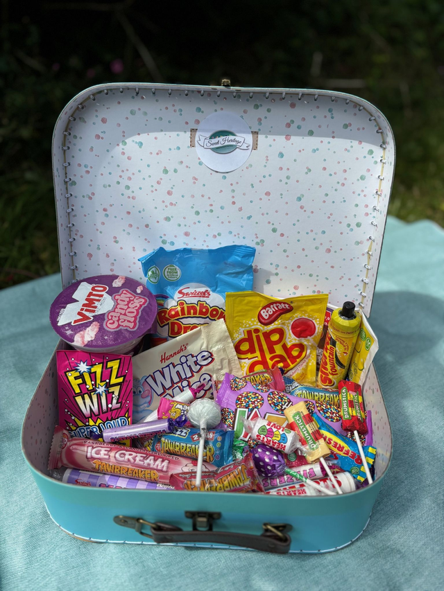 Pastel Blue Suitcase Large