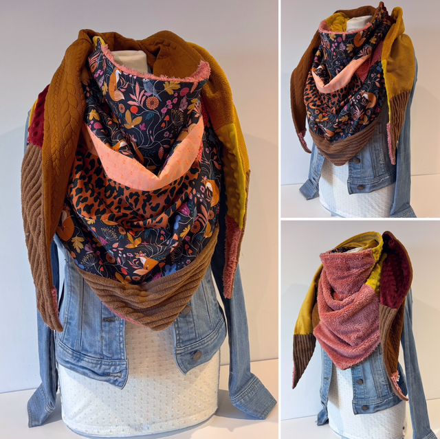 Maxi Chèche Double Patchwork 353