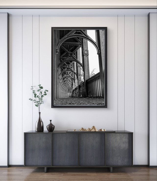 Newcastle - River Tyne High Level Bridge Arches - Print Only