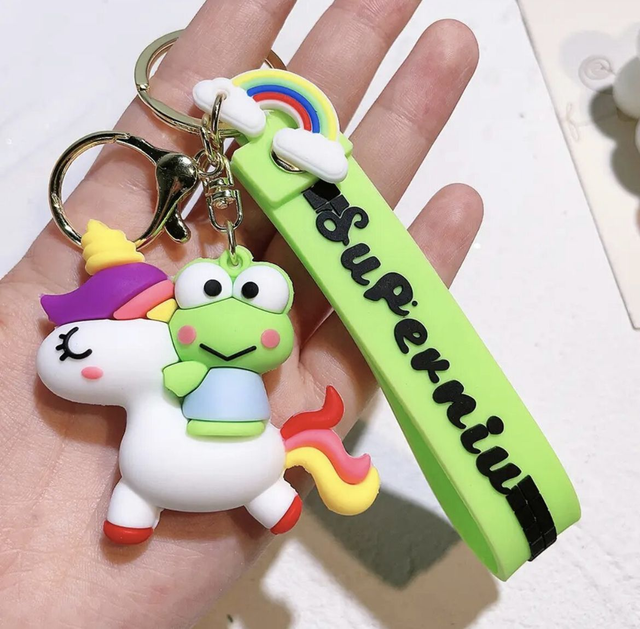 0335 - Sanrio - Keroppi op een eenhoorn