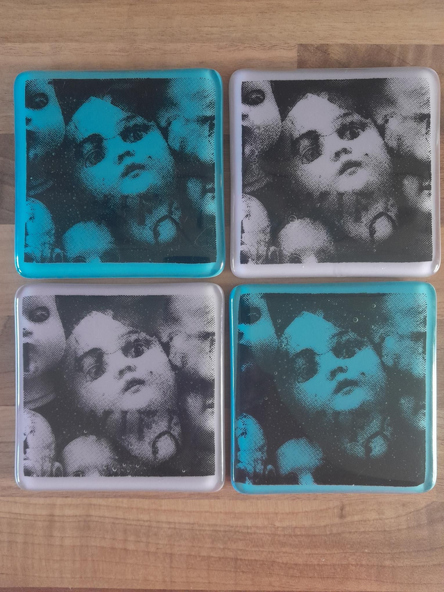 Baby Doll Heads Coaster Set