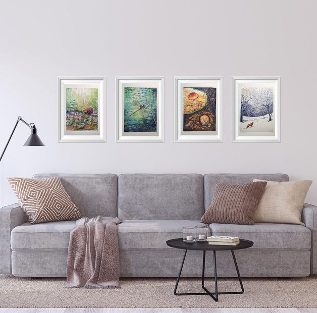 "Animali del Bosco, serie 2" - Riproduzioni numerate