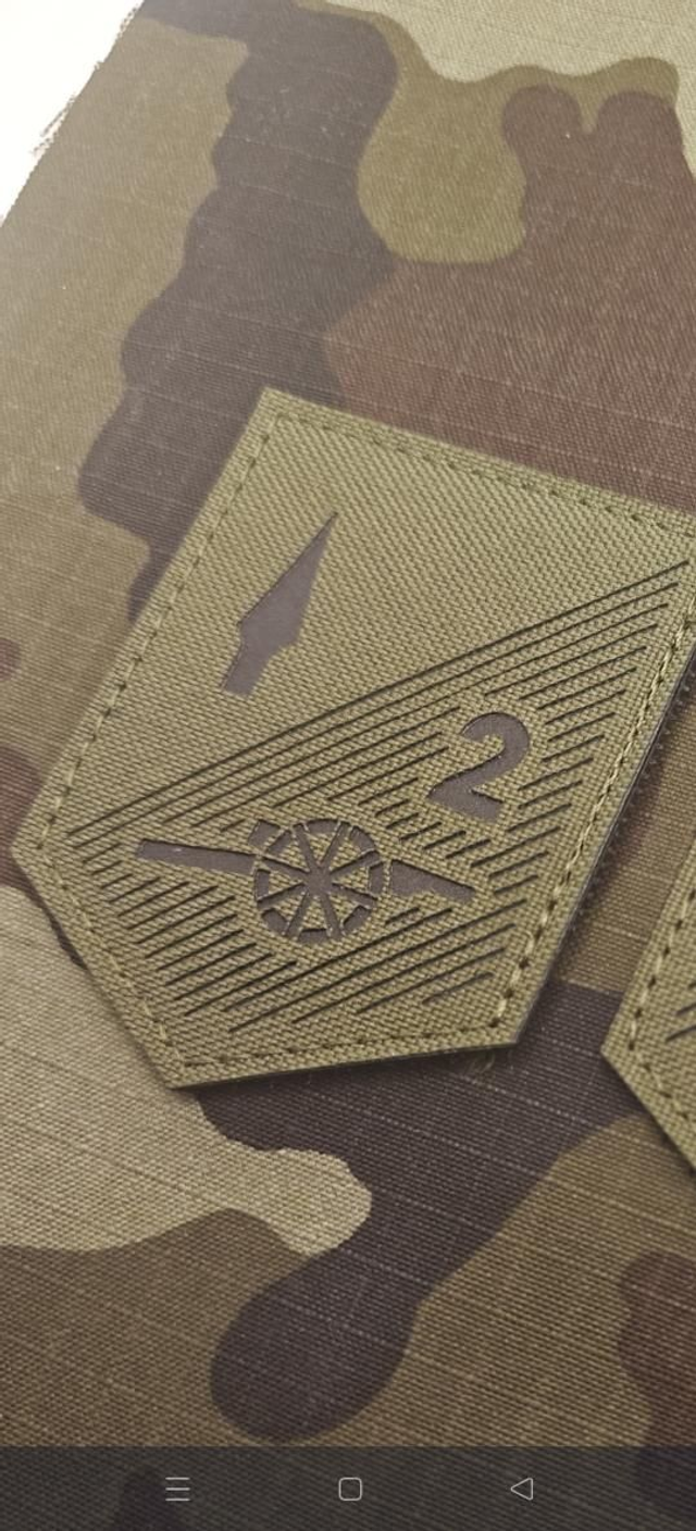 2 BAR Laser cut IR patch 