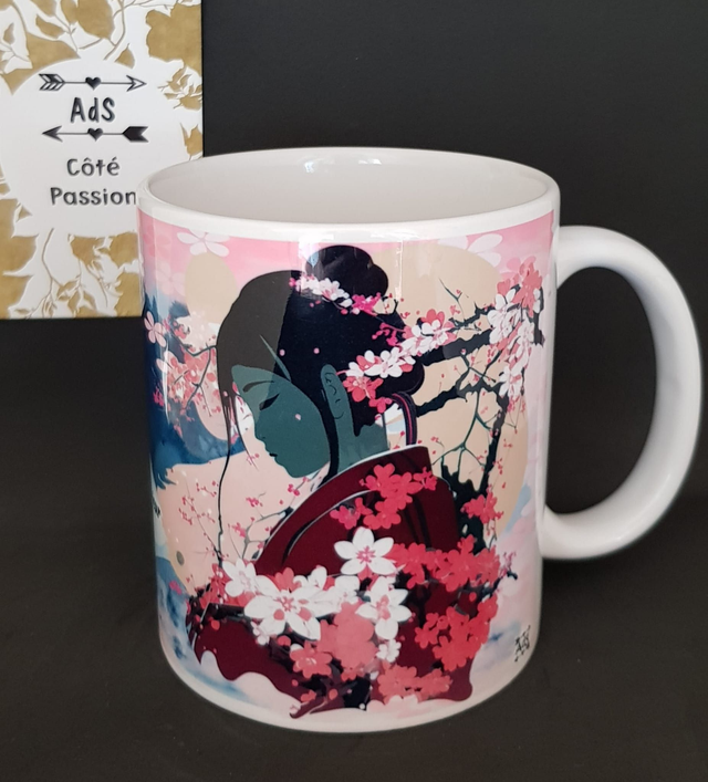 Mug - Projecteur sur une Geisha (13o)