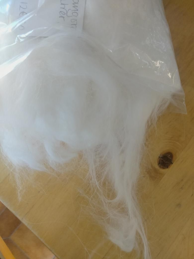 Fibre 100%  angora 100g