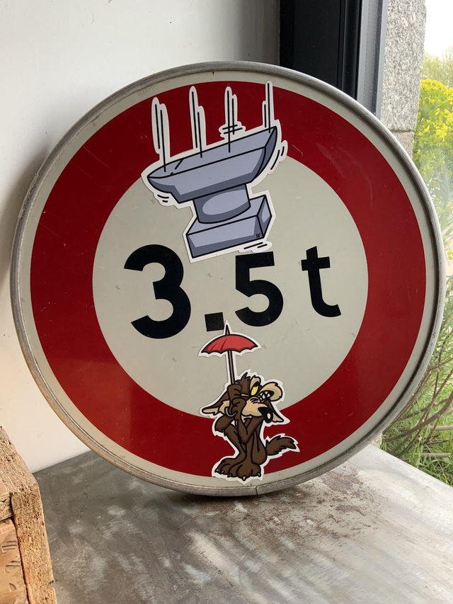 Panneau 3,5t custom sticker coyote 