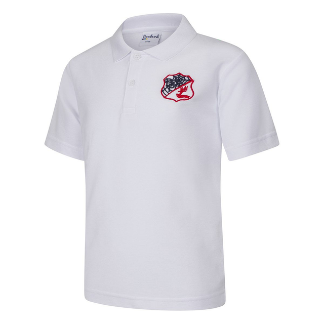 White Logo Polo Shirt