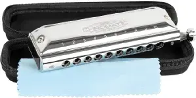 Cascha HH 2272 Chromatic 10-40 Blues Harmonica