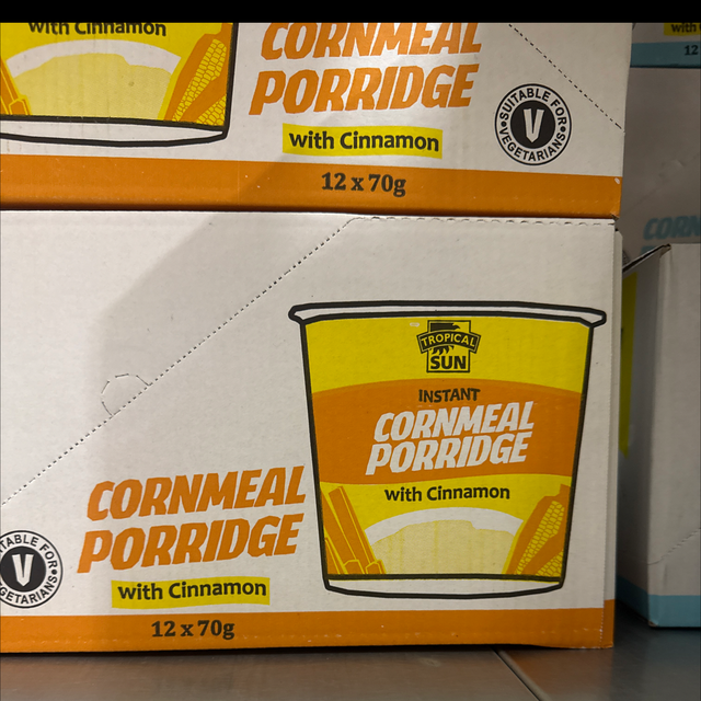 Cornmeal Porridge Cinnamon 