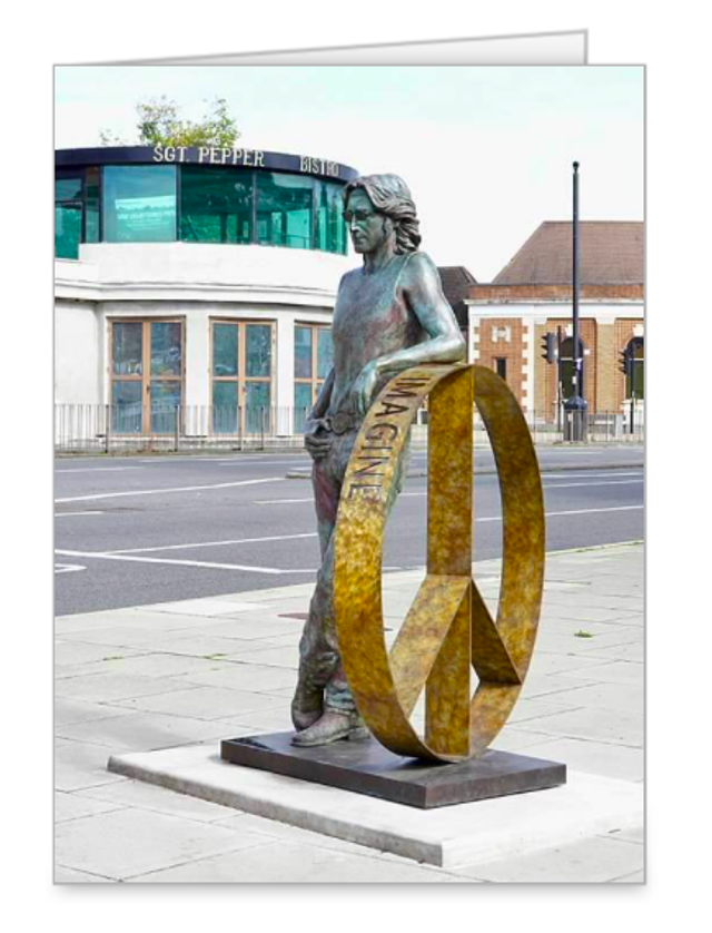 John Lennon Sgt Pepper luxury notecard